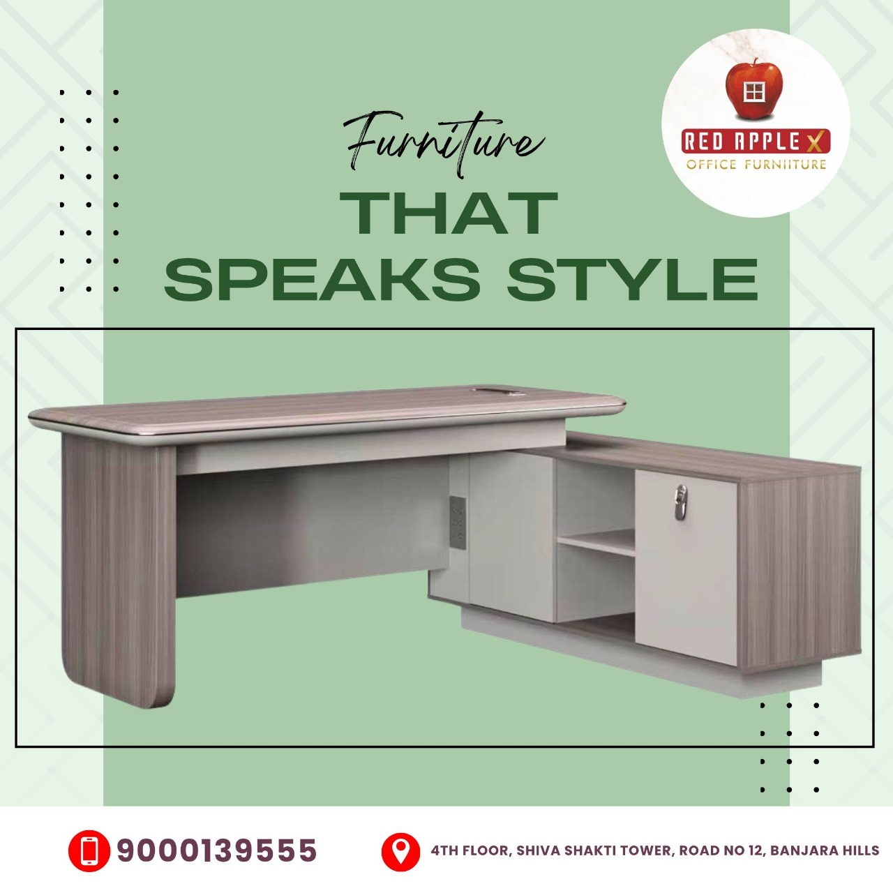 Imported workstation furniture for startups | Red Apple X